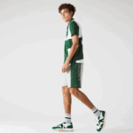 Lacoste מכנסי תערובת צמר כותנה ממותגים DZ4D0D1514 אפור צ'ין כחול ירוק hkb גברים - Image 7