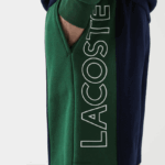Lacoste מכנסי תערובת צמר כותנה ממותגים DZ4D0D1515 כחול כהה אדום ירוק bls גברים - Image 6