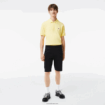 Lacoste מכנסיים קצרים בתערובת כותנה מתיחה DZ4D0D1390 שחור 031 גברים