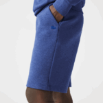 Lacoste מכנסיים קצרים בתערובת כותנה מתיחה DZ4D0D1392 כחול chine hjd גברים - Image 4