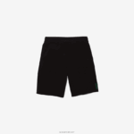 Lacoste מכנסיים קצרים בתערובת כותנה מתיחה DZ4D0D1390 שחור 031 גברים - Image 5