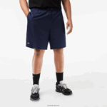 Lacoste מכנסיים קצרים מרופדים בג'רזי בגזרה רגועה - מידות גדולות - גדולות DZ4D0D1447 כחול כהה 166 גברים - Image 2