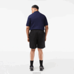 Lacoste מכנסיים קצרים מרופדים בג'רזי בגזרה רגועה - מידות גדולות - גדולות DZ4D0D1445 שחור 031 גברים - Image 3