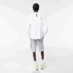 Lacoste מכנסיים קצרים עם הדפס רעיוני DZ4D0D1355 chine אפור cca גברים - Image 3
