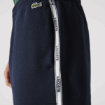 Lacoste מכנסיים קצרים תערובת צמר כותנה ממותגים DZ4D0D1538 כחול כהה 166 גברים - Image 6
