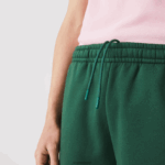 Lacoste מכנסיים קצרים תערובת צמר כותנה ממותגים DZ4D0D1539 ירוק 132 גברים - Image 7