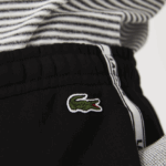 Lacoste מכנסיים קצרים תערובת צמר כותנה ממותגים DZ4D0D1540 שחור 031 גברים - Image 7
