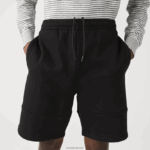 Lacoste מכנסיים קצרים תערובת צמר כותנה ממותגים DZ4D0D1540 שחור 031 גברים - Image 8