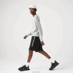 Lacoste מכנסיים קצרים תערובת צמר כותנה ממותגים DZ4D0D1540 שחור 031 גברים
