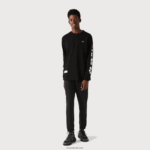 Lacoste מכנסיים תחתונים עם רוכסן ספורט DZ4D0D1091 שחור c31 גברים