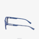 Lacoste מלבן משקפי שמש קו אקטיבי DZ4D0D2307 כחול מט 401 גברים - Image 3