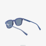 Lacoste מלבן משקפי שמש קו אקטיבי DZ4D0D2307 כחול מט 401 גברים - Image 4