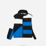 Lacoste מעיל אפקט טלאים DZ4D0D1248 שחור כחול לבן se1 גברים - Image 5