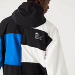 Lacoste מעיל אפקט טלאים DZ4D0D1248 שחור כחול לבן se1 גברים - Image 6