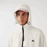 Lacoste מעיל אפקט טלאים DZ4D0D1249 לבן b5l גברים - Image 9