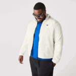 Lacoste מעיל אפקט טלאים DZ4D0D1249 לבן b5l גברים - Image 10
