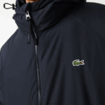 Lacoste מעיל ארוך עם כיתוב ממותג DZ4D0D1294 שחור 031 גברים - Image 7