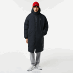 Lacoste מעיל ארוך עם כיתוב ממותג DZ4D0D1294 שחור 031 גברים - Image 8
