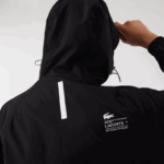 Lacoste מעיל אריג ממותג DZ4D0D1292 שחור 031 גברים - Image 4