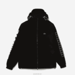 Lacoste מעיל אריג ממותג DZ4D0D1292 שחור 031 גברים - Image 5