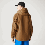 Lacoste מעיל אריג ממותג DZ4D0D1293 חום z0w גברים - Image 3