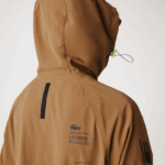 Lacoste מעיל אריג ממותג DZ4D0D1293 חום z0w גברים - Image 6