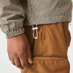 Lacoste מעיל אריג עם קפוצ'ון DZ4D0D1232 בז' נייבי לבן חאקי ירוק 87e גברים - Image 7