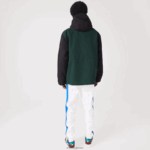 Lacoste מעיל אריג קולורבלוק דוחה מים DZ4D0D1247 שחור כחול ירוק ndn גברים - Image 3