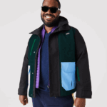 Lacoste מעיל אריג קולורבלוק דוחה מים DZ4D0D1247 שחור כחול ירוק ndn גברים - Image 8