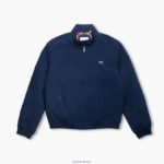 Lacoste מעיל אריג קל דוחה מים DZ4D0D405 כחול כהה 166 גברים