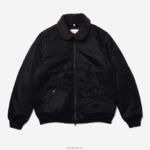 Lacoste מעיל בומבר מרופד בצווארון שרפה DZ4D0D1214 כחול כהה אפור כהה 2t9 גברים - Image 5