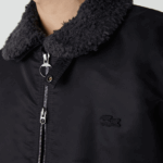 Lacoste מעיל בומבר מרופד בצווארון שרפה DZ4D0D1214 כחול כהה אפור כהה 2t9 גברים - Image 8