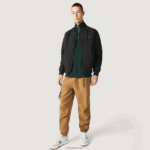 Lacoste מעיל בומבר מרופד מבודד DZ4D0D1242 שחור 031 גברים - Image 2