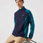 Lacoste מעיל גולף הניתן לאריזה ספורטיבית DZ4D0D1277 כחול כהה ירוק 6h2 גברים