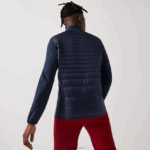 Lacoste מעיל גולף קל משקל עמיד במים ספורטיבי DZ4D0D1302 כחול כהה 5fs גברים - Image 3