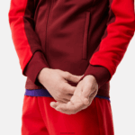 Lacoste מעיל גולף תרמי ספורט DZ4D0D1076 בורדו אדום 6hj גברים - Image 6