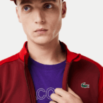 Lacoste מעיל גולף תרמי ספורט DZ4D0D1076 בורדו אדום 6hj גברים - Image 7