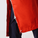Lacoste מעיל גשם מתקפל במהדורת ספורט צרפתית DZ4D0D1295 אדום לבן כחול כהה yy2 גברים - Image 5