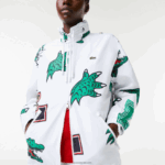 Lacoste מעיל טפטה דוחה מים DZ4D0D1245 לבן sbh גברים - Image 4