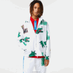 Lacoste מעיל טפטה דוחה מים DZ4D0D1245 לבן sbh גברים - Image 8