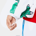 Lacoste מעיל טפטה דוחה מים DZ4D0D1245 לבן sbh גברים - Image 9