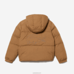 Lacoste מעיל טפטה עם ברדס רקמת תנין DZ4D0D3222 חום כחול 9fg ילדים - Image 6