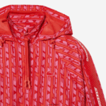 Lacoste מעיל טרנינג עם קפוצ'ון גדול מדי DZ4D0D2438 כתום אדום ורוד zi1 נשים - Image 5