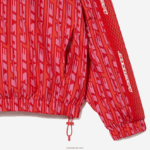 Lacoste מעיל טרנינג עם קפוצ'ון גדול מדי DZ4D0D2438 כתום אדום ורוד zi1 נשים - Image 6