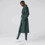 Lacoste מעיל טרנץ' גדול מדי DZ4D0D2436 ירוק r89 נשים - Image 2