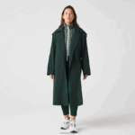 Lacoste מעיל טרנץ' גדול מדי DZ4D0D2436 ירוק r89 נשים - Image 11