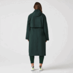 Lacoste מעיל טרנץ' גדול מדי DZ4D0D2436 ירוק r89 נשים - Image 4