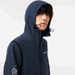 Lacoste מעיל מסלול קצר מפוליאמיד ממוחזר DZ4D0D10 כחול kxe גברים - Image 2