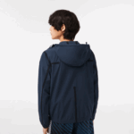 Lacoste מעיל מסלול קצר מפוליאמיד ממוחזר DZ4D0D10 כחול kxe גברים - Image 3