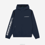 Lacoste מעיל מסלול קצר מפוליאמיד ממוחזר DZ4D0D10 כחול kxe גברים - Image 4